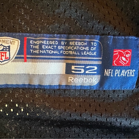 Reebok Men Baltimore Ravens Joe Flacco Stitched Jersey Sz 52‎ - Picture 9 of 10